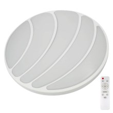 LED Dimmable ceiling light SHELL WHITE LED/40W/230V + remote control