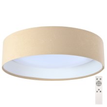 LED Dimmable ceiling light SMART GALAXY LED/24W/230V d. 44 cm beige/white 3000-6500K + remote control