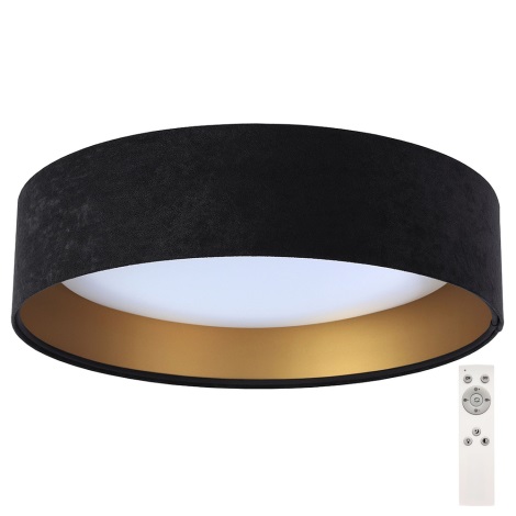 LED Dimmable ceiling light SMART GALAXY LED/24W/230V d. 44 cm black/gold 3000-6500K + remote control