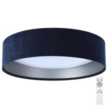 LED Dimmable ceiling light SMART GALAXY LED/24W/230V d. 44 cm blue/silver 3000-6500K + remote control
