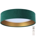 LED Dimmable ceiling light SMART GALAXY LED/24W/230V d. 44 cm green/gold 3000-6500K + remote control