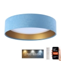 LED Dimmable ceiling light SMART GALAXY LED/24W/230V d. 45 cm 2700-6500K Wi-Fi Tuya blue/gold + remote control