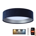 LED Dimmable ceiling light SMART GALAXY LED/24W/230V d. 45 cm 2700-6500K Wi-Fi Tuya blue/silver + remote control