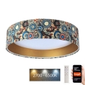 LED Dimmable ceiling light SMART GALAXY LED/24W/230V d. 45 cm 2700-6500K Wi-Fi Tuya colorful/gold + remote control