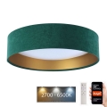 LED Dimmable ceiling light SMART GALAXY LED/24W/230V d. 45 cm 2700-6500K Wi-Fi Tuya green/gold + remote control