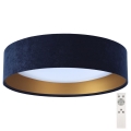 LED Dimmable ceiling light SMART GALAXY LED/24W/230V dark blue/gold 3000-6500K + remote control