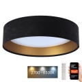 LED Dimmable ceiling light SMART GALAXY LED/36W/230V d. 55 cm 2700-6500K Wi-Fi Tuya black/gold + remote control
