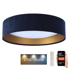 LED Dimmable ceiling light SMART GALAXY LED/36W/230V d. 55 cm 2700-6500K Wi-Fi Tuya blue/gold +remote control