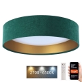 LED Dimmable ceiling light SMART GALAXY LED/36W/230V d. 55 cm 2700-6500K Wi-Fi Tuya green/gold + remote control