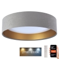 LED Dimmable ceiling light SMART GALAXY LED/36W/230V d. 55 cm 2700-6500K Wi-Fi Tuya grey/gold + remote control