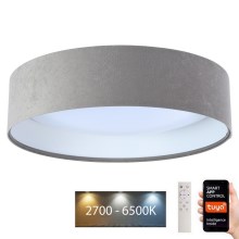 LED Dimmable ceiling light SMART GALAXY LED/36W/230V d. 55 cm 2700-6500K Wi-Fi Tuya grey/white + remote control