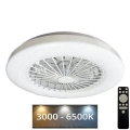LED Dimmable ceiling light with a fan STAR LED/48W/230V 3000-6500K + remote control