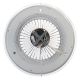 LED Dimmable ceiling light with a fan ZONDA LED/48W/230V 3000-6000K silver + remote control
