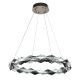 LED Dimmable crystal chandelier on a string LED/40W/230V 3000-6500K chrome + remote control