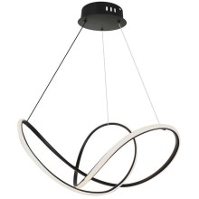 LED Dimmable chandelier on a string LED/50W/230V 3000K black