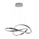LED Dimmable chandelier on a string LED/70W/230V 3000-6500K chrome + remote control