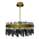 LED Dimmable crystal chandelier on a pole LED/80W/230V 3000-6500K + remote control