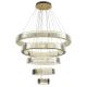 LED Dimmable crystal chandelier on a string LED/195W/230V 3000-6500K + remote control