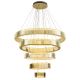 LED Dimmable crystal chandelier on a string LED/195W/230V 3000-6500K + remote control