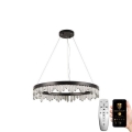 LED Dimmable crystal chandelier on a string LED/40W/230V 3000-6500K + remote control