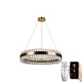 LED Dimmable crystal chandelier on a string LED/55W/230V 3000-6500K + remote control