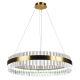 LED Dimmable crystal chandelier on a string LED/55W/230V 3000-6500K + remote control