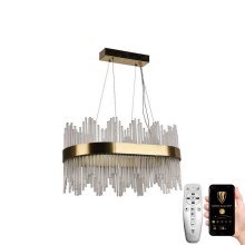 LED Dimmable crystal chandelier on a string LED/70W/230V 3000-6500K + remote control