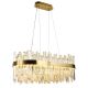 LED Dimmable crystal chandelier on a string LED/90W/230V 3000-6500K + remote control
