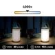 LED Dimmable outdoor lamp CARDEA LED/2W/5V bamboo IP44