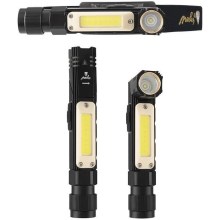 LED Dimmable rechargeable flashlight 3in1 LED/6W/5V IP44 800 mAh 320 lm