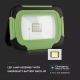LED Dimmable rechargeable floodlight SAMSUNG CHIP + SOS function 10W/3,7V/USB IP44