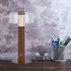LED Dimmable rechargeable touch table lamp LED/1W/5V 3000K 1800 mAh brown