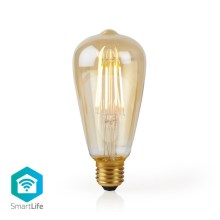 LED Dimmable smart bulb VINTAGE ST64 E27/5W/230V 2200K