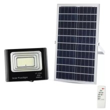 LED Dimmable solar floodlight LED/35W/10V 4000K IP65 + remote control