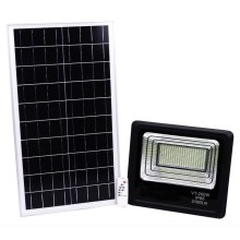 LED Dimmable solar floodlight LED/40W/10V 4000K IP65 + remote control