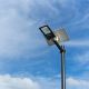 LED Dimmable hybrid solar street lamp LED/50W/230V 4000K IP65 50000 mAh + remote control