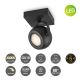 LED Dimmable spotlight NOP 1xGU10/5,8W/230V black