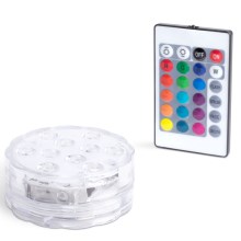 LED Dimmable swimming pool lighting LED/3xAAA IP68 + remote control