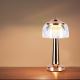 LED Dimmable rechargeable touch table lamp LED/1W/5V 3000-6000K 1800 mAh Rose gold