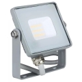 LED Floodlight SAMSUNG CHIP LED/10W/230V IP65 3000K grey
