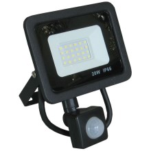LED Floodlight with a sensor LED/20W/230V IP66