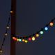 LED Outdoor chain STRING RGB 10m 20xLED/0,5W/230V IP44
