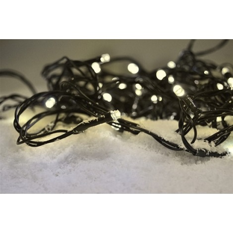 LED Outdoor Christmas chain 100xLED/8 functions IP44 13m warm white