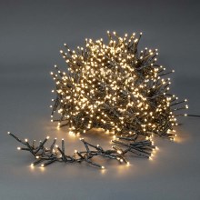 LED Outdoor Christmas chain 1512xLED/7 functions 14m IP44 warm white