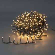 LED Outdoor Christmas chain 700xLED/7 functions 17m IP44 warm white