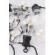 LED Outdoor decorative chain 10xA60 7,5m IP44 warm white