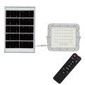 LED Outdoor dimmable solar reflektor LED/10W/3,2V IP65 6400K white + remote control