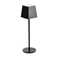 LED Outdoor dimmable touch table lamp LED/2W/5V IP54 black