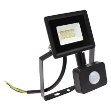 LED Outdoor floodlight with a sensor NOCTIS LUX 3 LED/10W/230V 4000K IP44 black