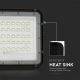 LED Outdoor dimmable solar reflektor LED/10W/3,2V IP65 4000K black + remote control